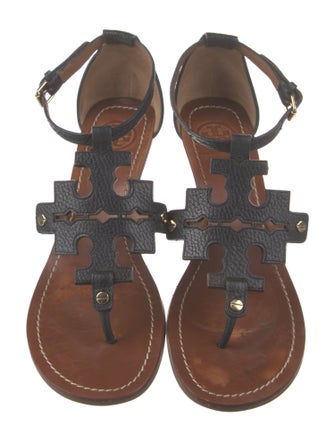 Tory Burch Leather Studded Accents Gladiator Sandals