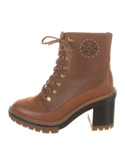 Tory Burch Leather Combat Boots