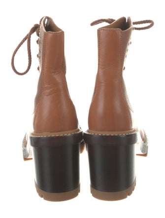 Tory Burch Leather Combat Boots