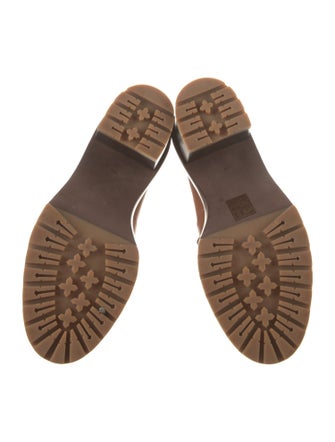 Tory Burch Leather Combat Boots