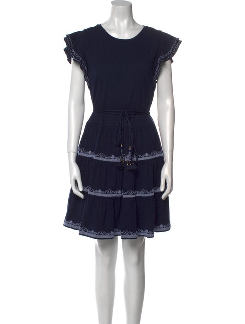 Tory Burch Crew Neck Mini Dress