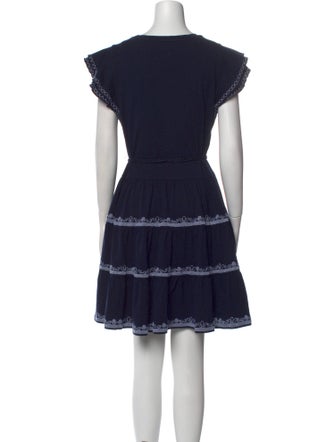 Tory Burch Crew Neck Mini Dress