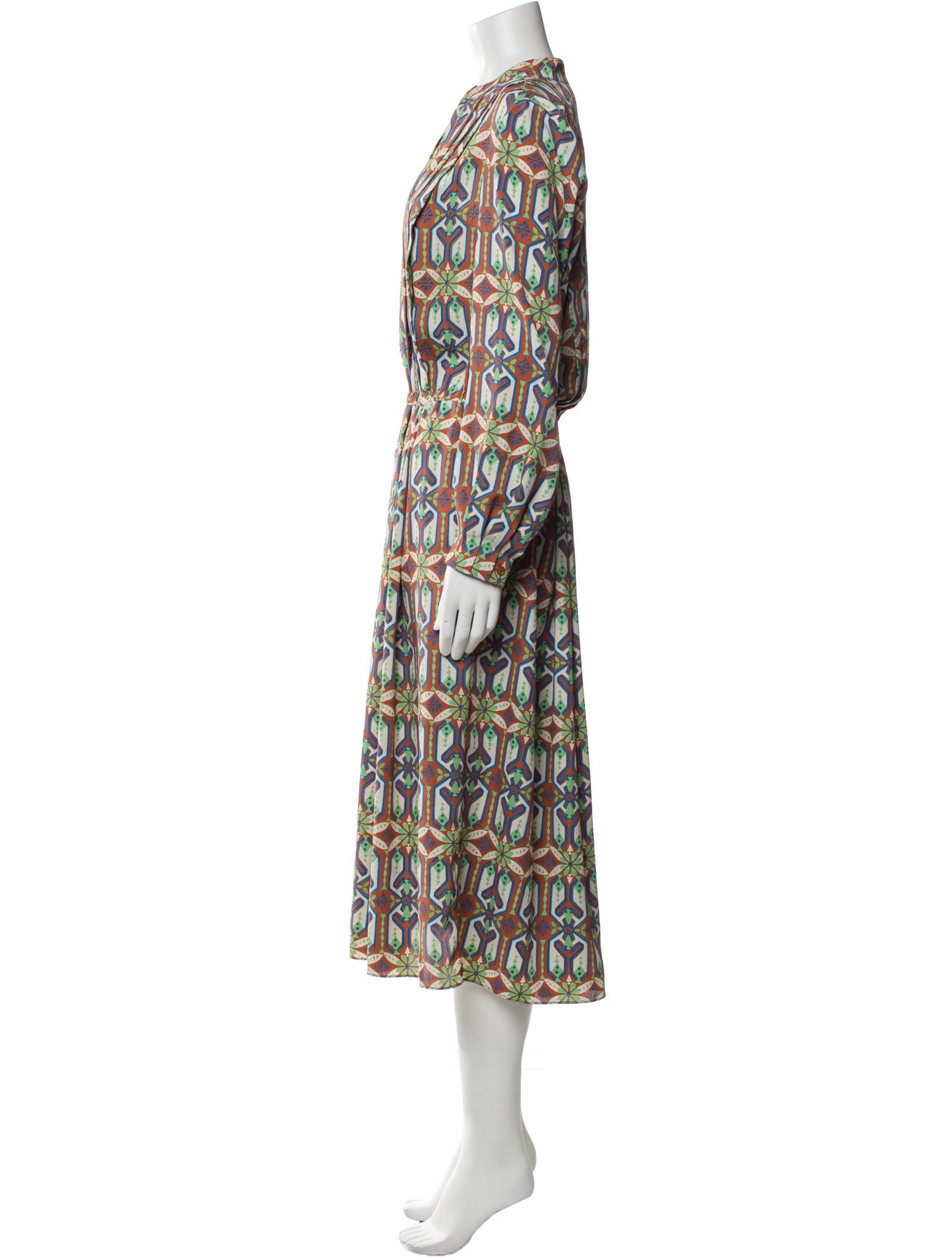 Tory Burch Printed Midi Length Dress