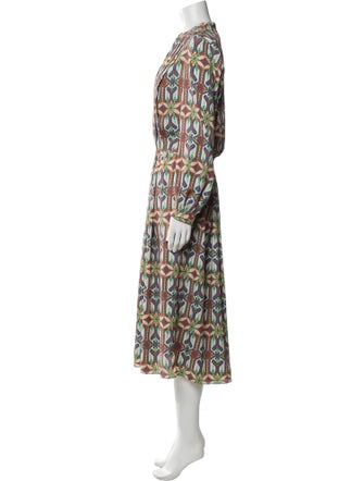 Tory Burch Printed Midi Length Dress