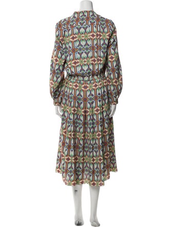 Tory Burch Printed Midi Length Dress