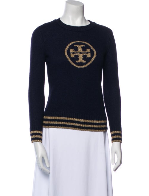 Tory Burch Wool Graphic Print Sweater