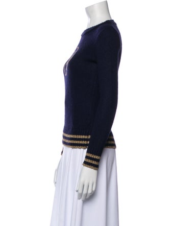 Tory Burch Wool Graphic Print Sweater