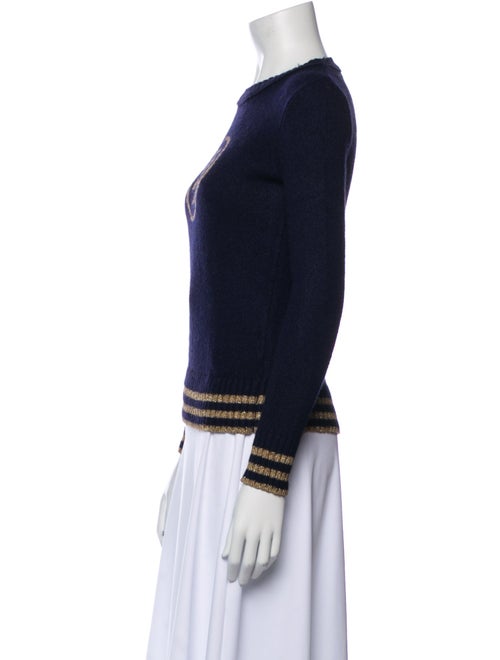 Tory Burch Wool Graphic Print Sweater