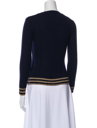 Tory Burch Wool Graphic Print Sweater