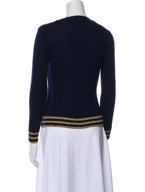 Tory Burch Wool Graphic Print Sweater