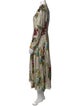 Tory Burch Floral Print Long Dress