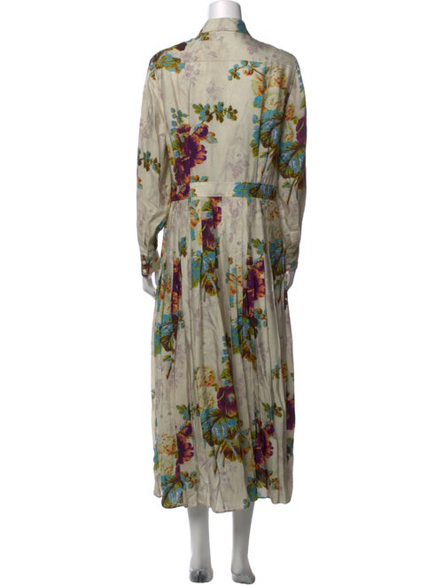 Tory Burch Floral Print Long Dress