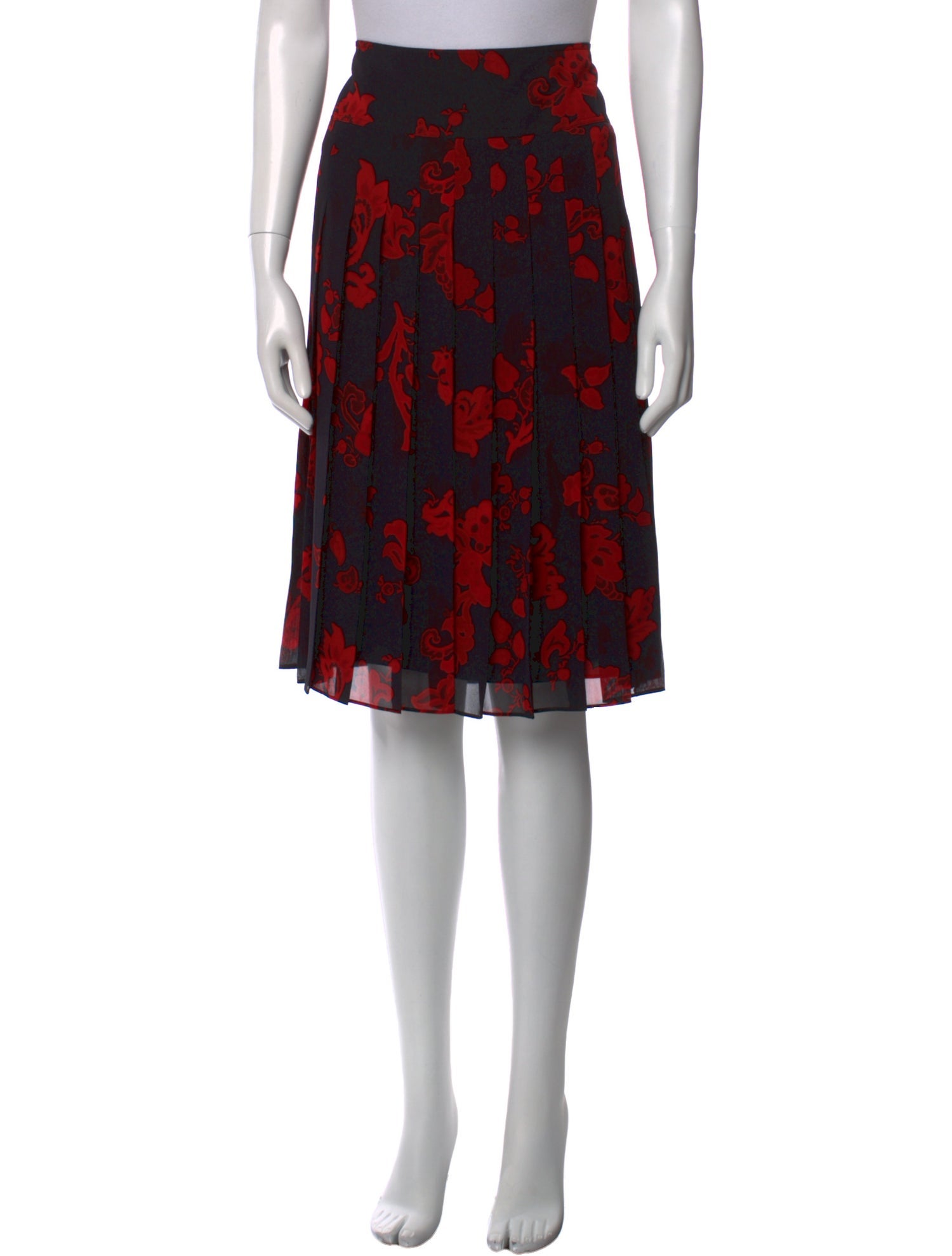Tory Burch Floral Print Knee-Length Skirt w/ Tags