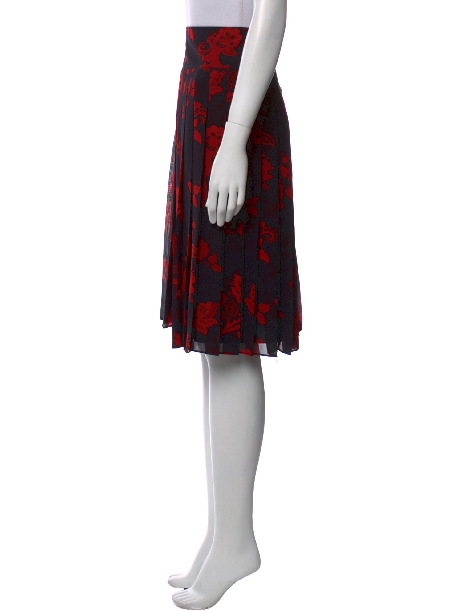 Tory Burch Floral Print Knee-Length Skirt w/ Tags