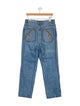 Tory Burch High-Rise Straight Leg Jeans
