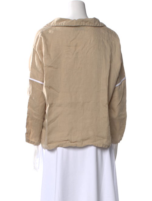 Tory Burch V-Neck Three-Quarter Sleeve Blouse