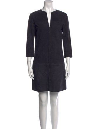 Tory Burch Leather Mini Dress