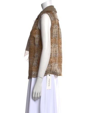 Tory Burch Wool Printed Blouse