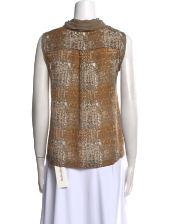 Tory Burch Wool Printed Blouse