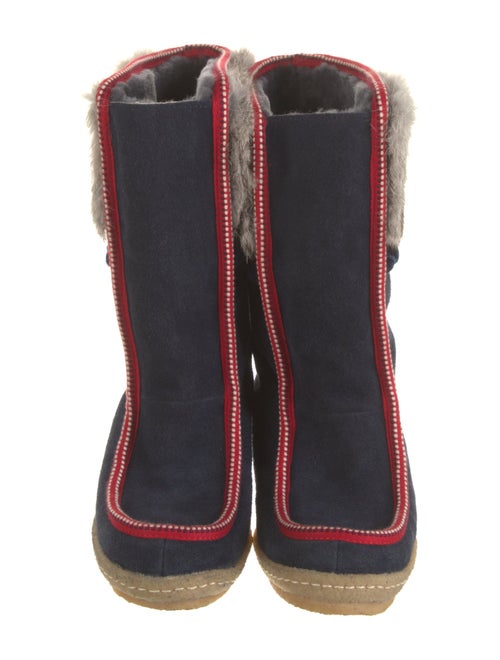 Tory Burch Suede Printed Boots