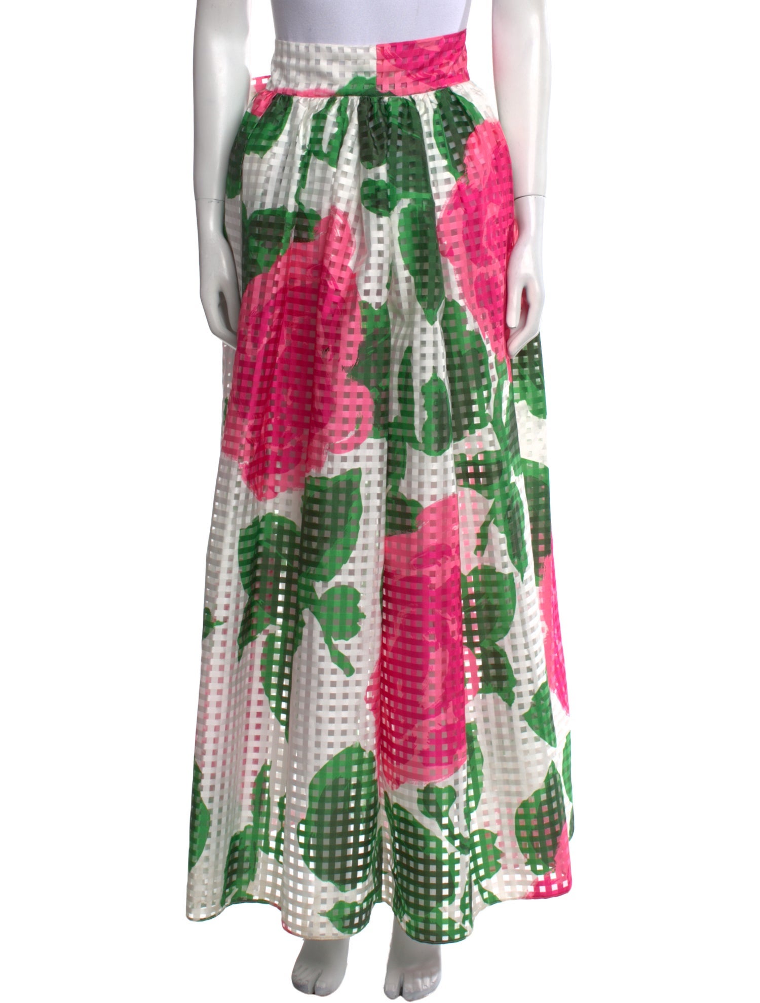 Tory Burch Floral Print Long Skirt