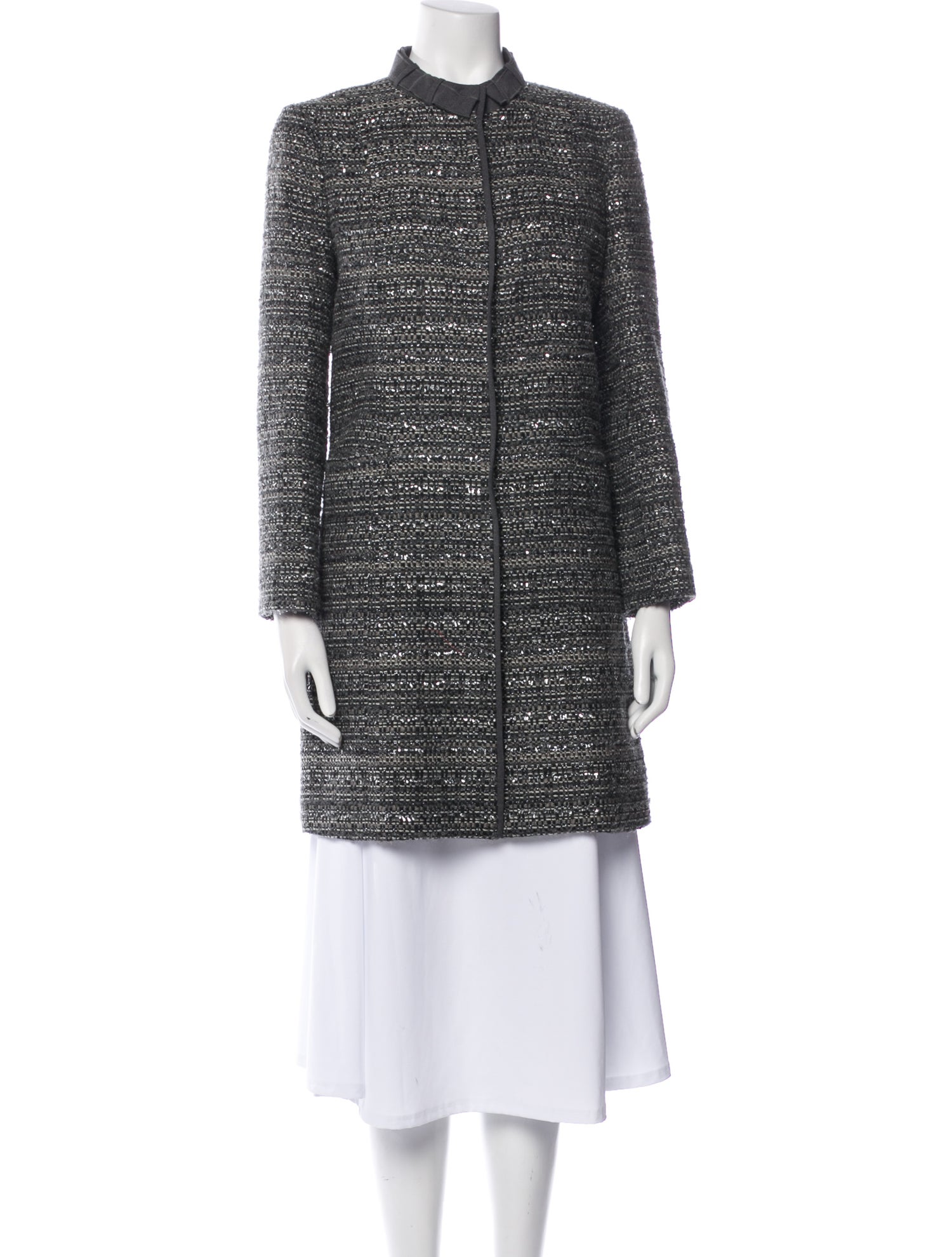 Tory Burch Tweed Pattern Coat