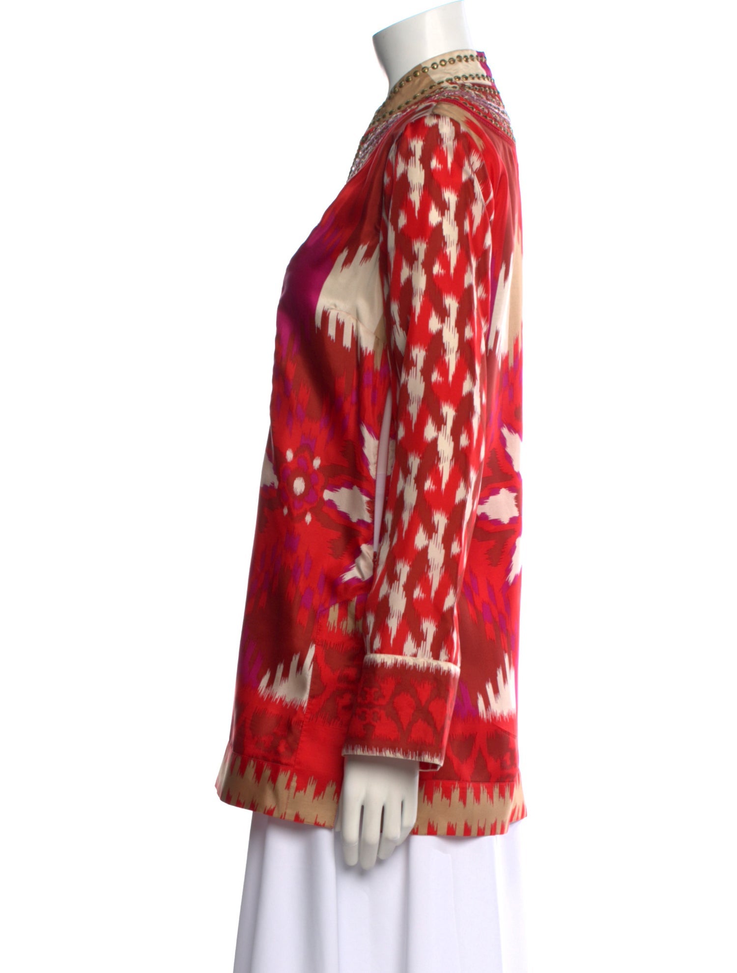 Tory Burch Silk Printed Tunic