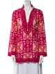 Tory Burch Printed V-Neck Tunic