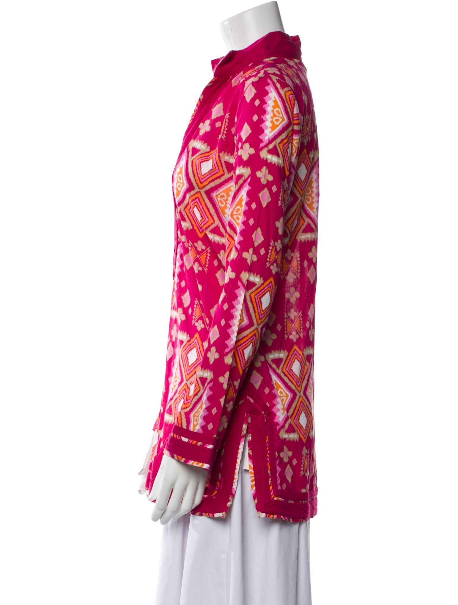 Tory Burch Printed V-Neck Tunic