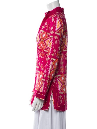 Tory Burch Printed V-Neck Tunic