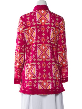 Tory Burch Printed V-Neck Tunic