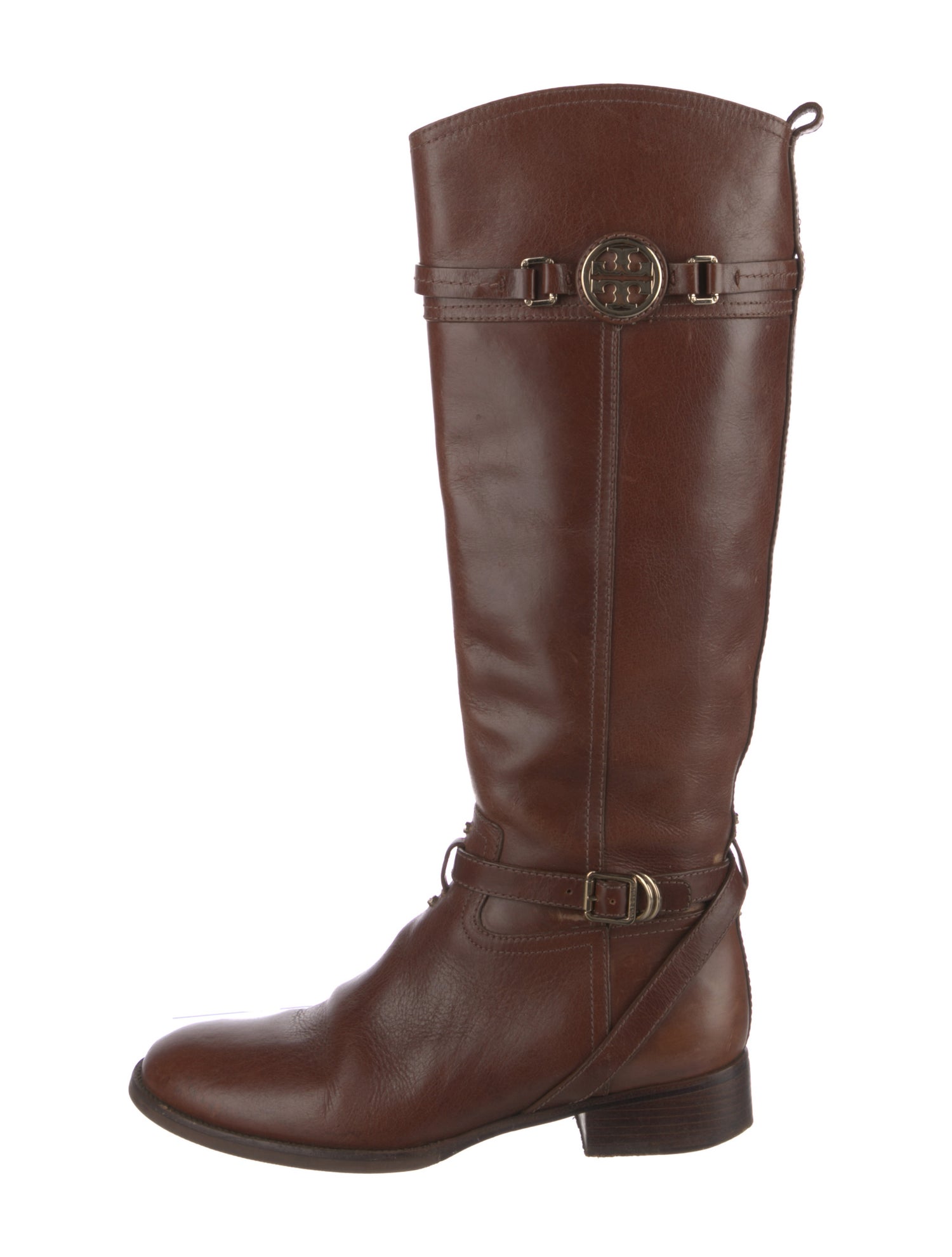 Tory Burch Leather Riding Boots