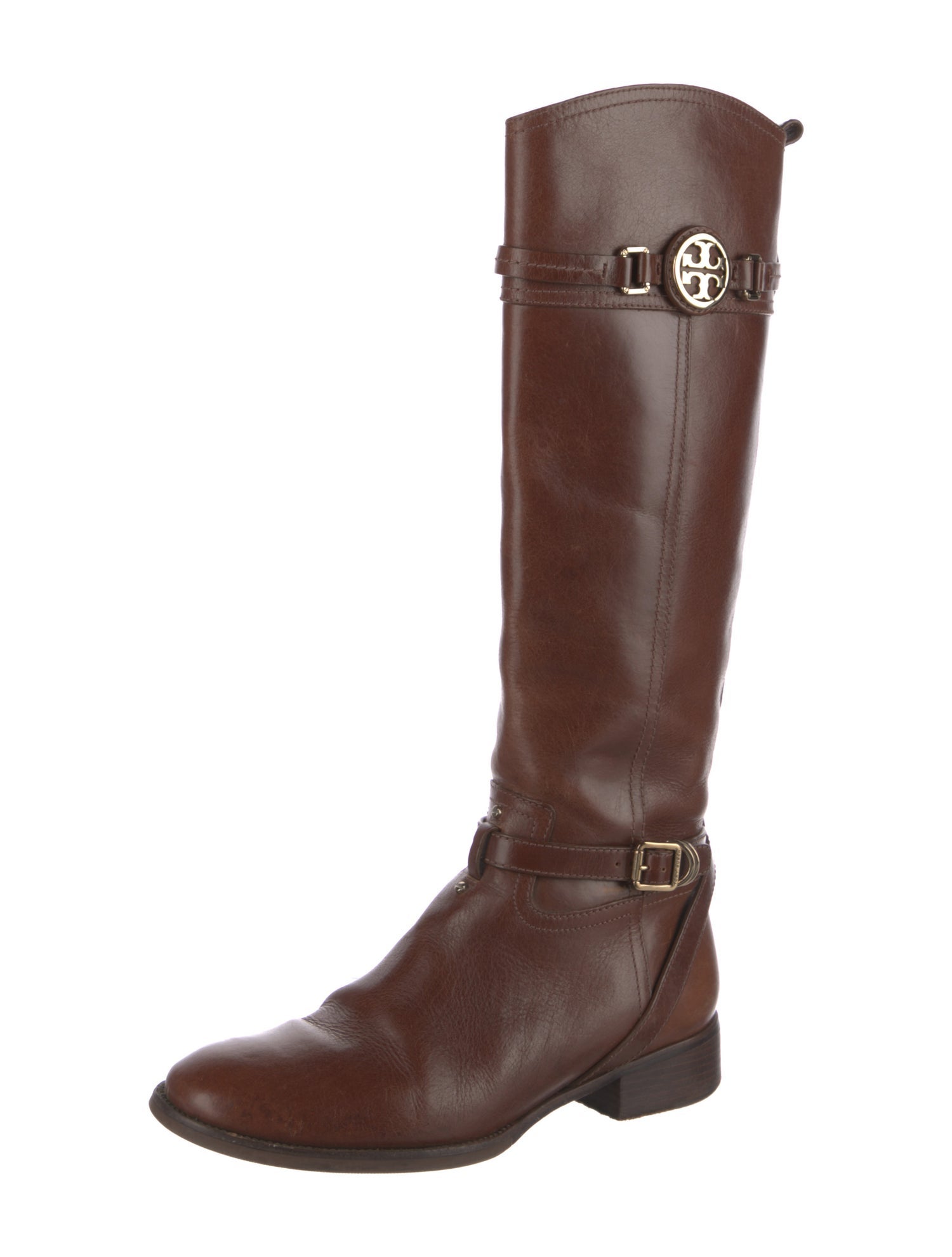 Tory Burch Leather Riding Boots