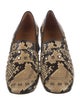 Tory Burch Snakeskin Animal Print Pumps