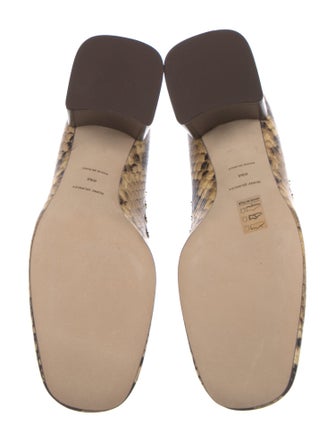 Tory Burch Snakeskin Animal Print Pumps