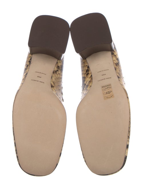 Tory Burch Snakeskin Animal Print Pumps