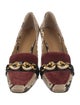 Tory Burch Snakeskin Animal Print Pumps