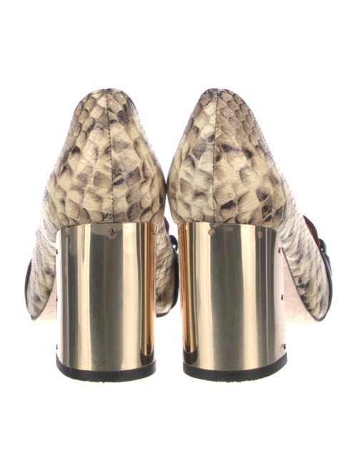 Tory Burch Snakeskin Animal Print Pumps