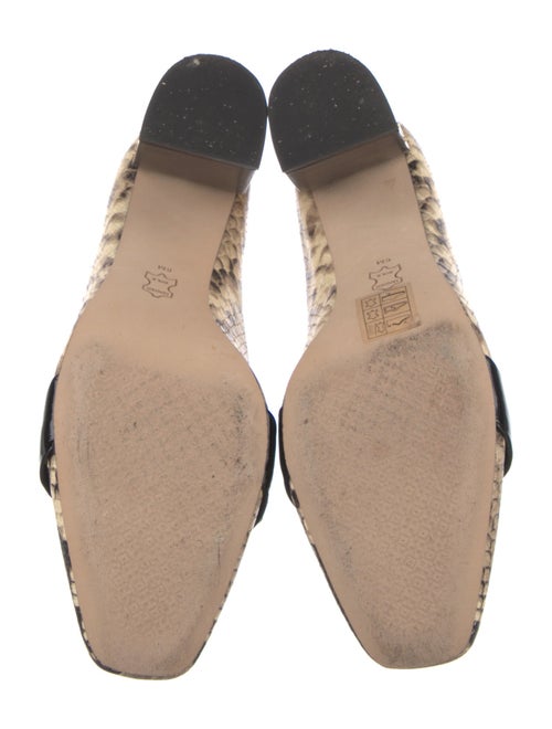 Tory Burch Snakeskin Animal Print Pumps