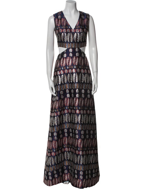 Tory Burch Printed Long Dress