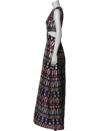 Tory Burch Printed Long Dress