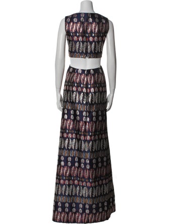 Tory Burch Printed Long Dress
