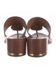 Tory Burch Leather Slides