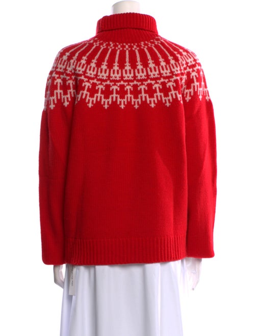 Tory Burch Merino Wool Printed Sweater