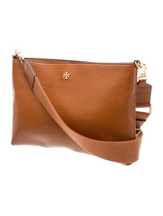 Tory Burch Leather Messenger Bag