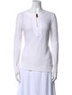 Tory Burch Linen V-Neck Top