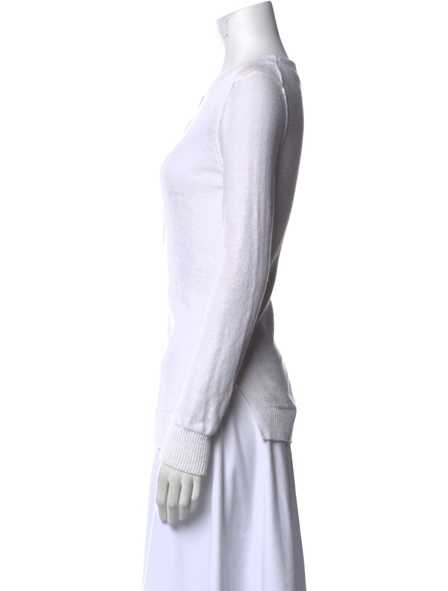 Tory Burch Linen V-Neck Top