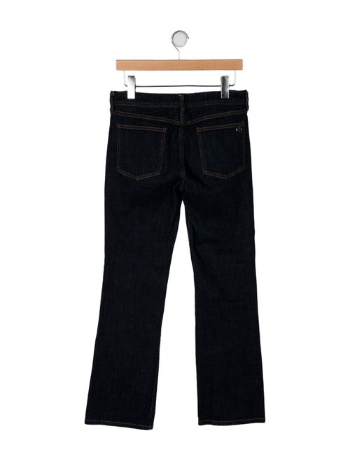 Tory Burch Mid-Rise Wide Leg Jeans