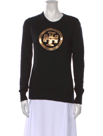 Tory Burch Wool Graphic Print Sweater