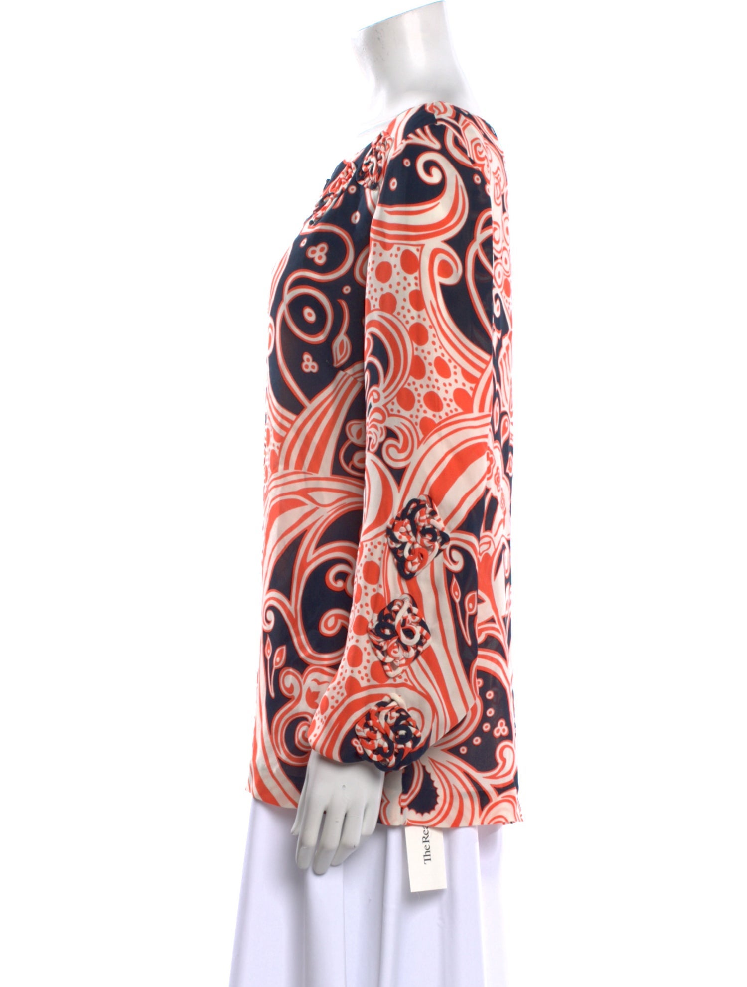 Tory Burch Silk Printed Blouse